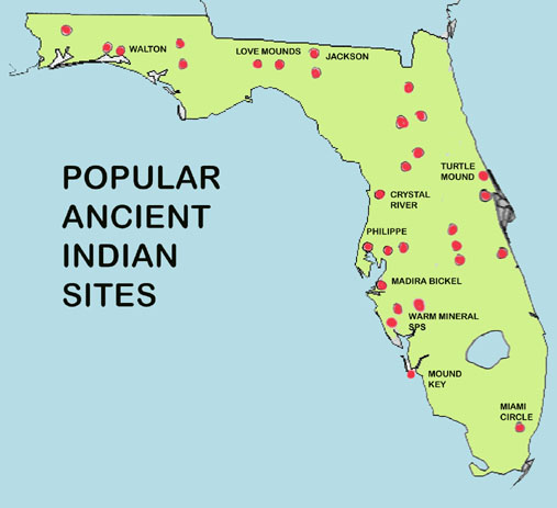 Indian sites map