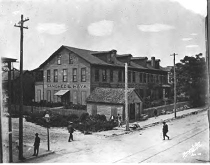 Sanchez-Haya, first factory in Ybor, 1885