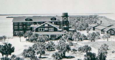 Old Clearwater Beach Hotel in 1920s